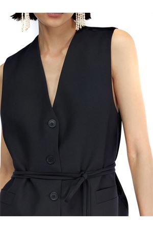 Dark Blue wool waistcoat SEMI COUTURE | Y5WI02K921